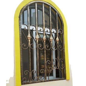 simple iron window grill design/iron window grill color