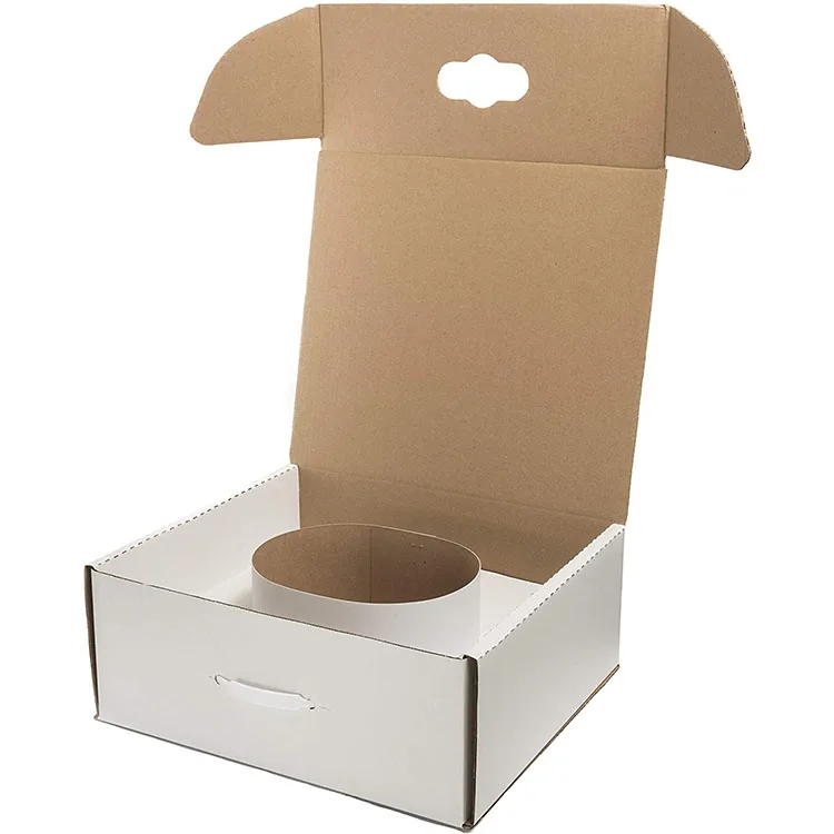 Oem Factory Custom Cardboard Corrugated Paper Hat Shipping Packaging