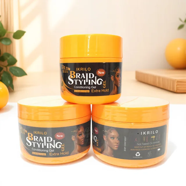 Factory Hot Sale Organic Hair Braid Gel Extra Hold Twist Loc for Shine Braids Styling