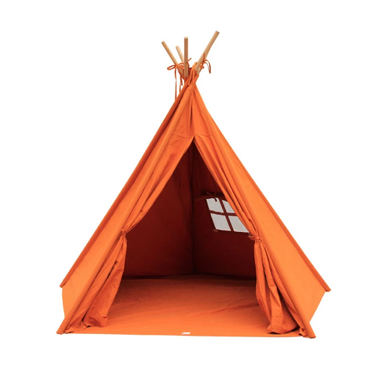 kids teepee tent children play tent indoor kids playhouse canvas