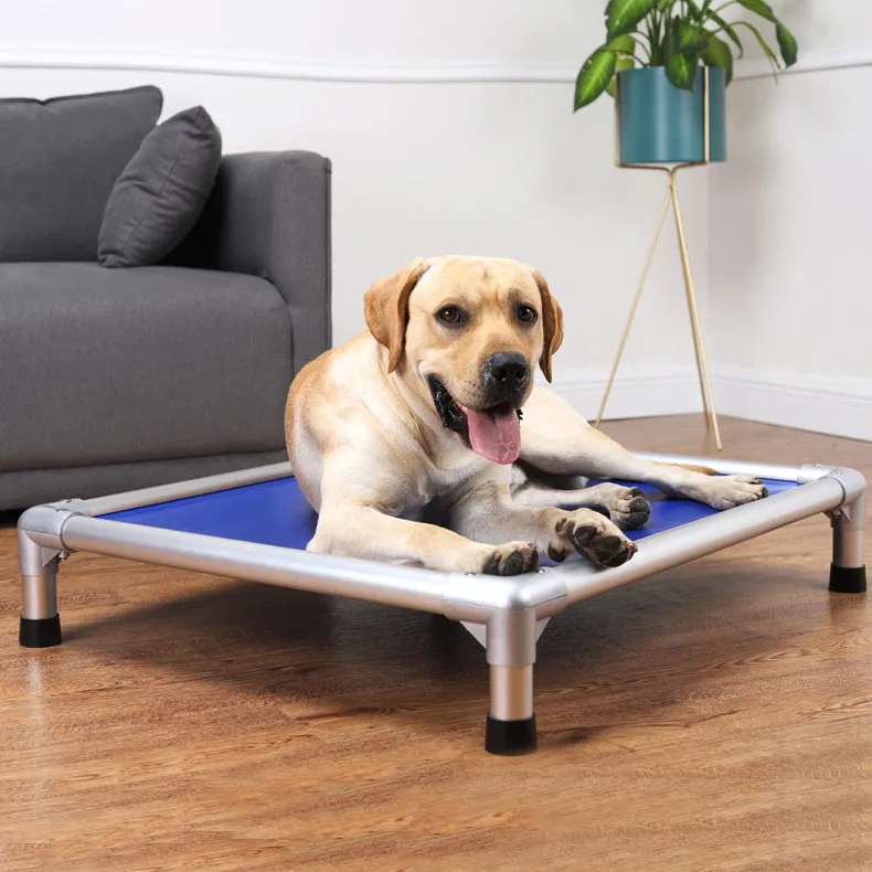 hundebett erhöht Outdoor-Hundebett faltbare Haustierliege erhöht Grau, 59x46x15cm — floki24 main image 0