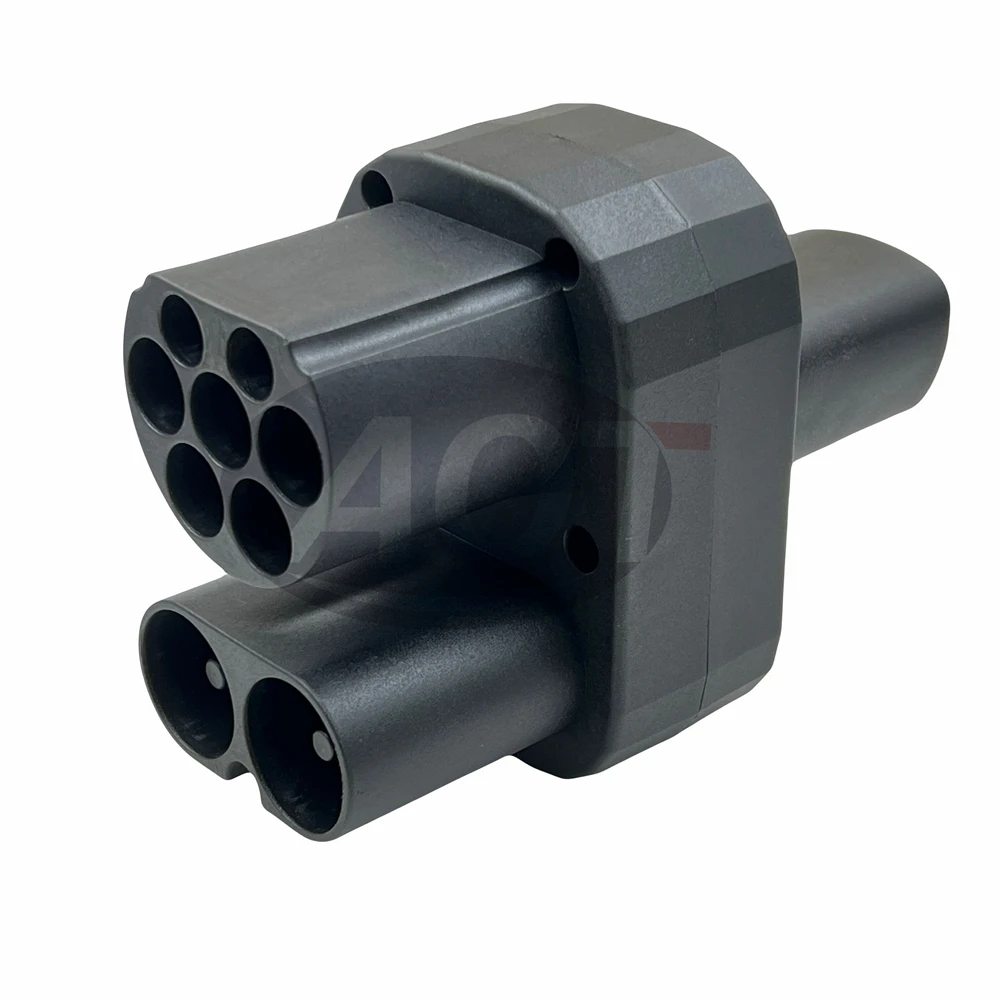 Adaptateur AOTAI Tesla Superchargeur CCS2 Chargeur Rapide DC vers Adaptateur TPC pour Station de Chargement V2 (250 kW / 22 kW Max) Modèle S3XY