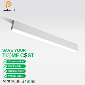 1467mm 55W White LED Linear Anti-glare Downlight Surface Mount Ceiling Light Aluminum Body for Corridors Living Room Home Use