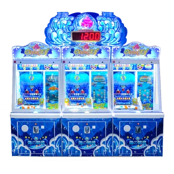 VAST Ocean Elf Video Ball Pusher Redemption Game Machine Coin Operated Pearl Fisher Ball Pusher