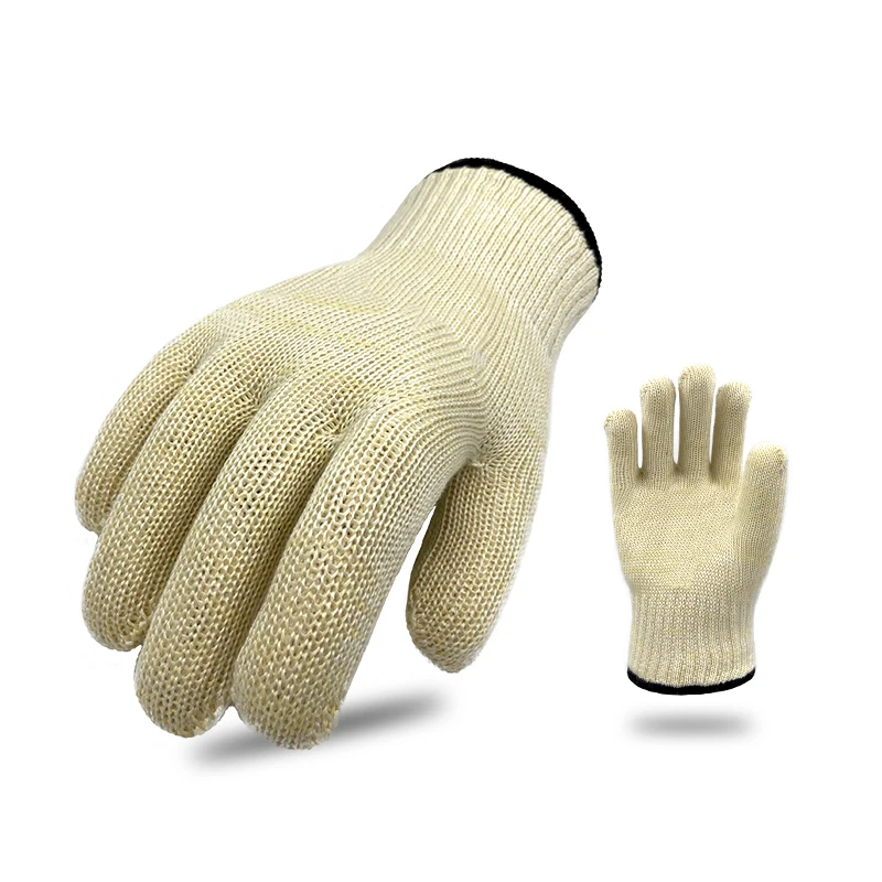 7G Cut Resistant Yarn Knitted Cut Resistant Repair Gloves Durable Mechanics Work Safety Gloves