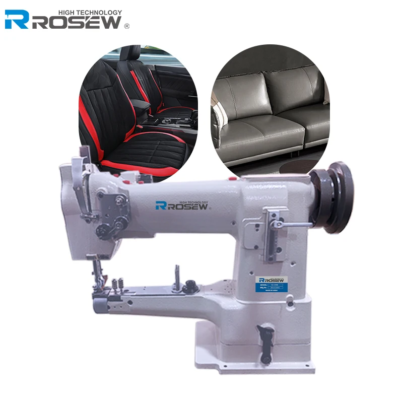 Rosew GC335B High Speed Single Needle Cylinder Bed Compound Feed Lockstitch Machine Big Hook