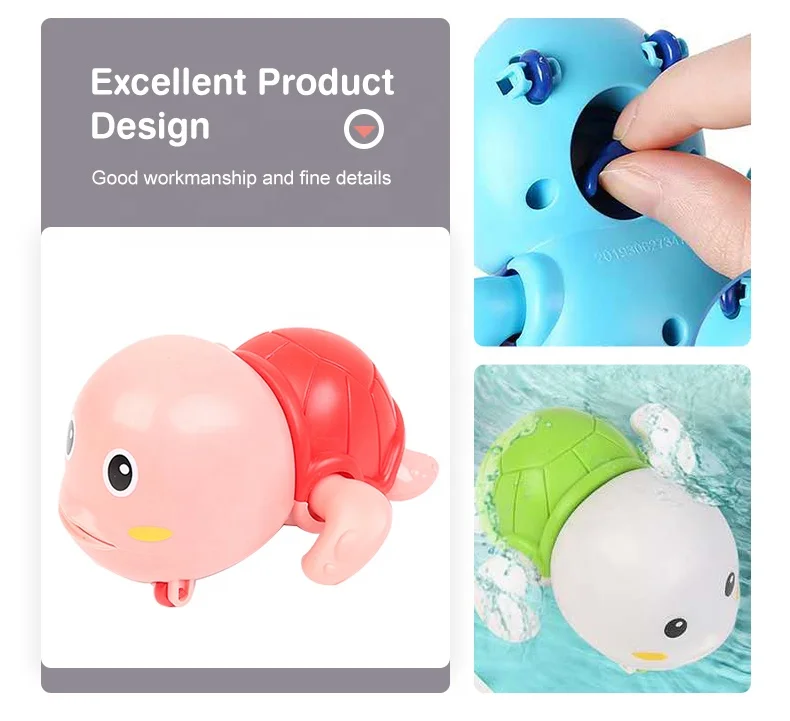 Летняя Пляжная ванна, водная игра, плавающая черепаха, заводные игрушки с 9 шт.