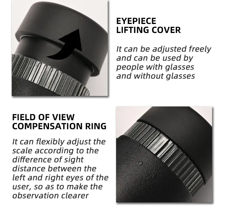 BINOCK 8x42 10x42 High Power Roof Binoculars High Quality Price Long Range  Hunting Binocular Telescope for Adult