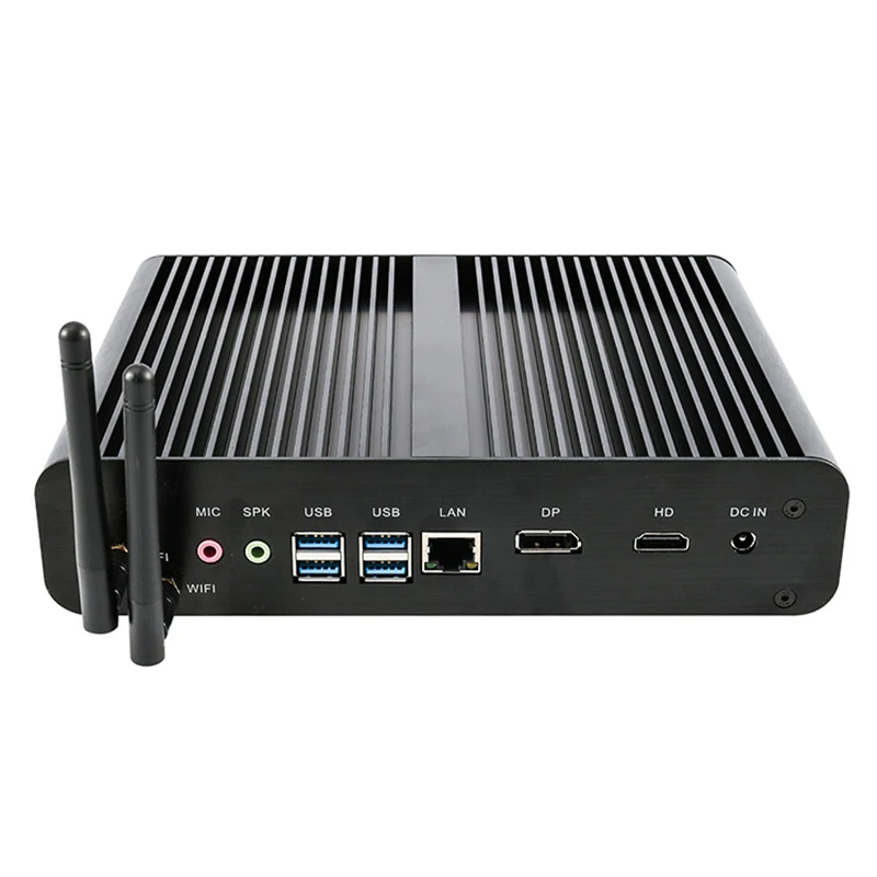 12th Gen Fanless Mini PC Intel Core I7 1255U 1265U 4K HTPC NUC Desktop Computer Server Window11 or Linux Ubuntu DP HD WIFI6