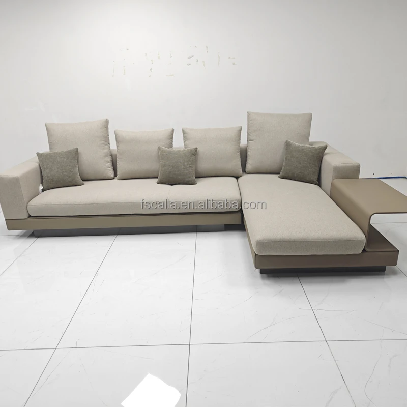 Italian Corner Sofas Luxury Elegant Velvet Fabric Modular Sectional