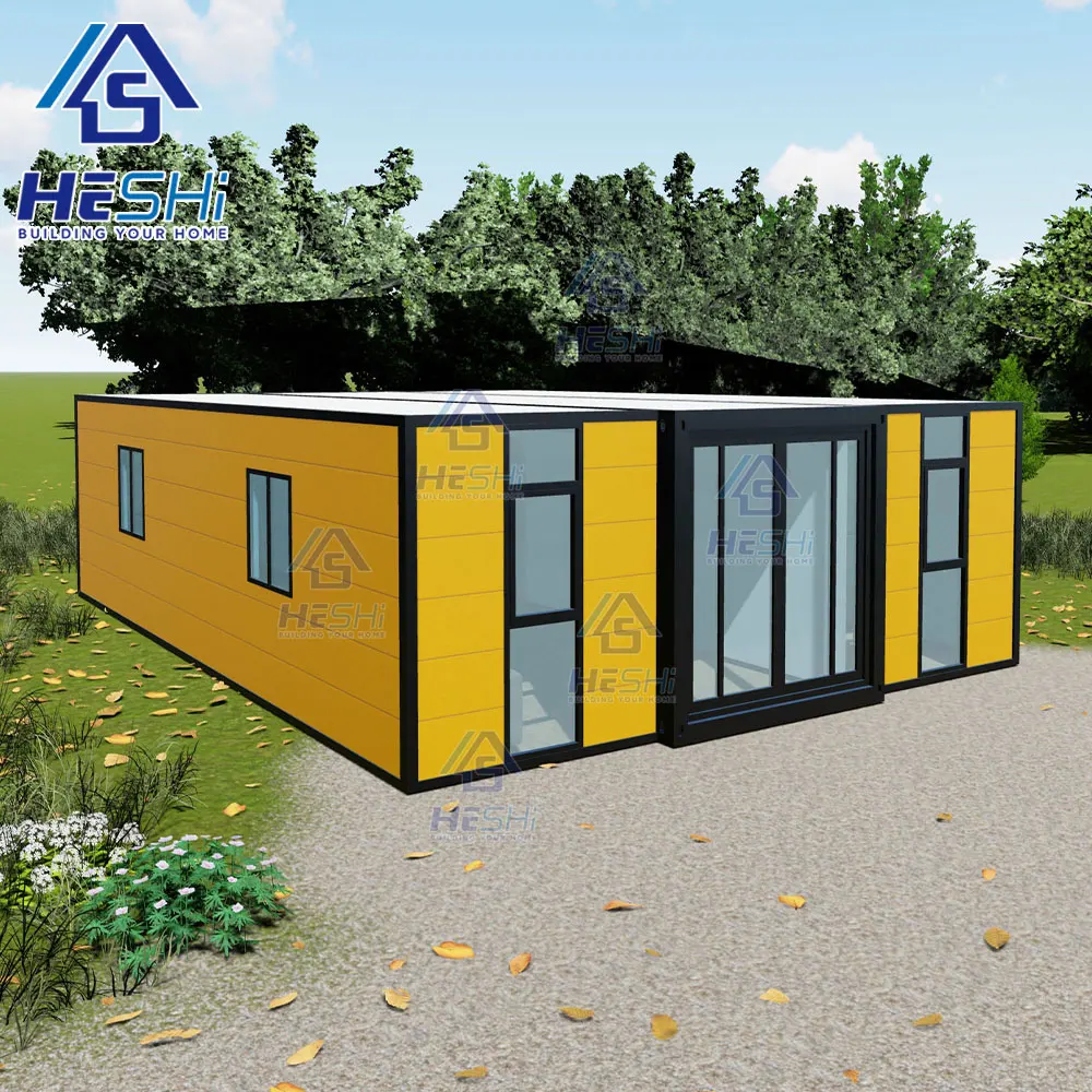 Waterproof Prefabricated 40Ft 20Ft Expandable Container House Kitchen ...