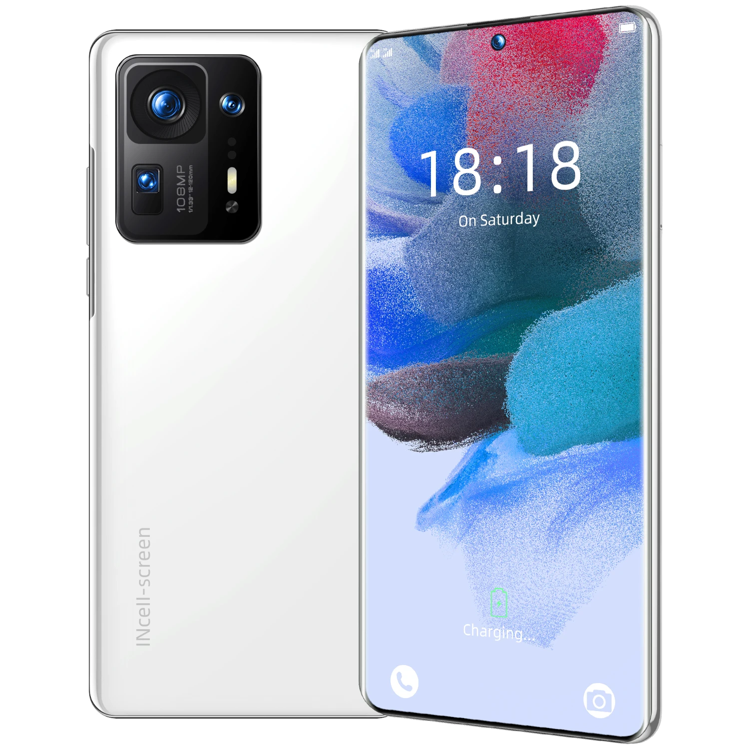 Горячая распродажа! MIX4 16 ГБ + 1 ТБ 7,3 дюймов полный экран Android 12,0 мобильный сотовый смартфон 7300 мАч уход за кожей лица разблокировки мобильного телефона