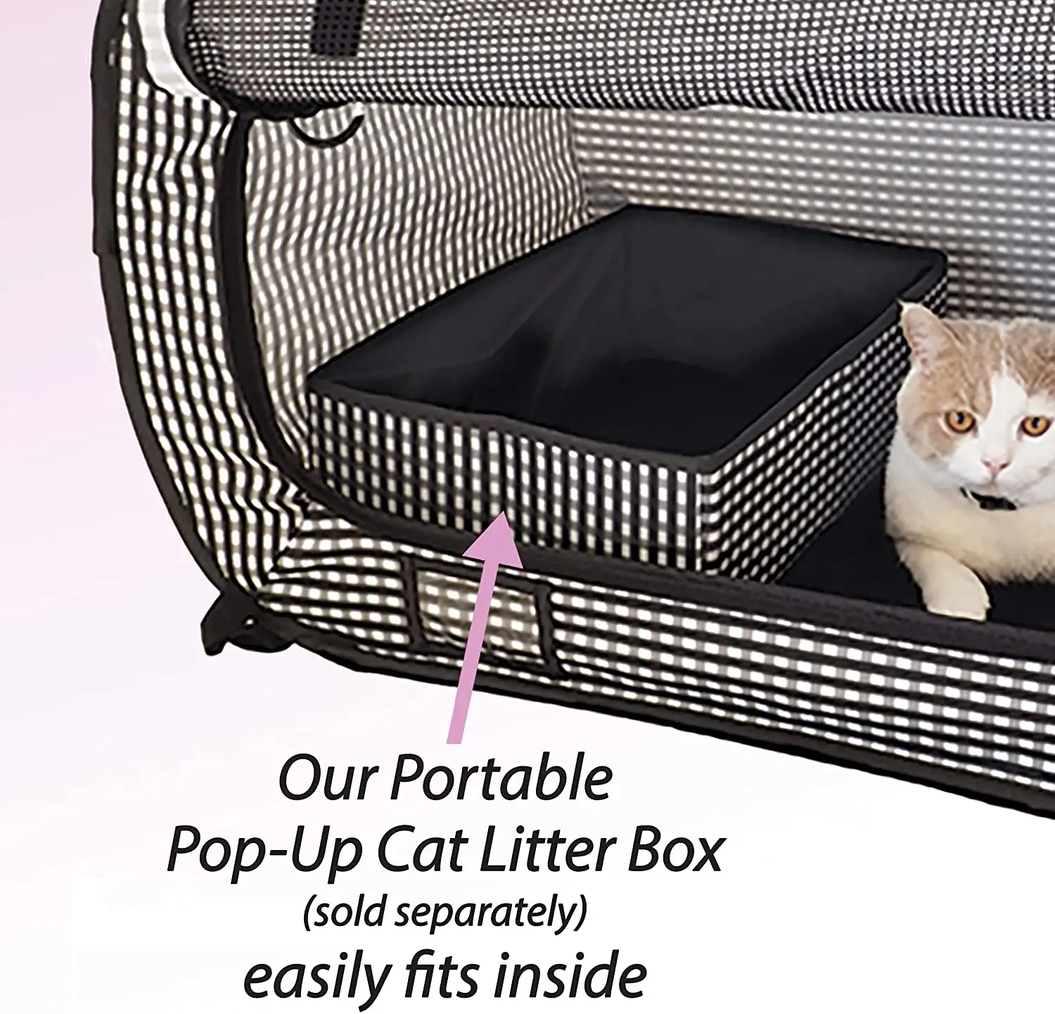 Custom Portable Large Stress Free Kennel/cage and Litter Box Set