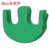 Style bracelet rond en cuir vert
