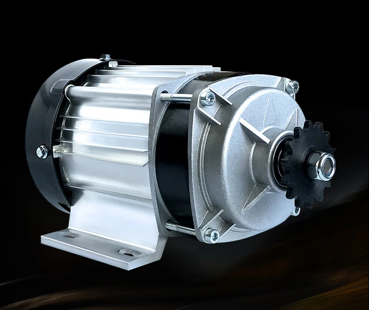 Low Noise Midmounted Motor 1000w 48v 60v Brushless Electric Car Motor