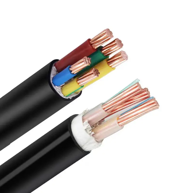 NYY/R2C/R02V/YJV high quality Pure Copper conductor PVC/XLPE insulation PVC sheath  hard cable
