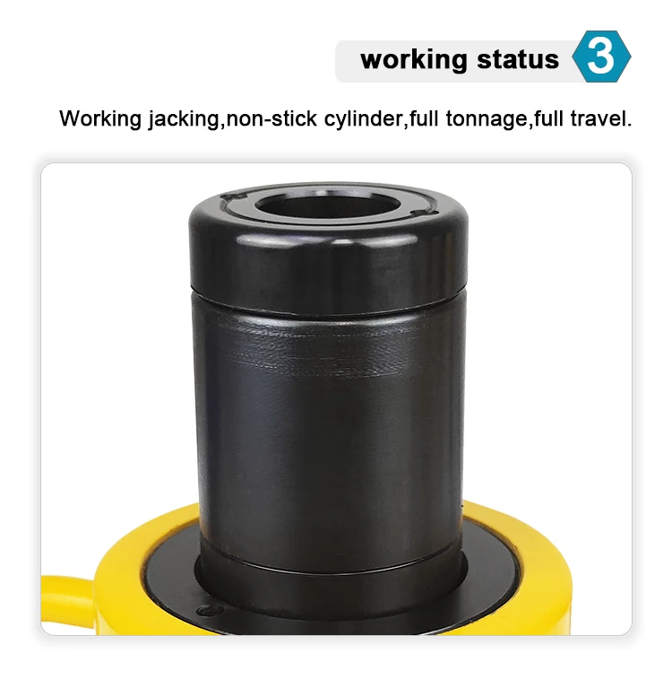 Rch3050 30t Hydraulic Cylinder Jack Hollow Single Acting Hydraulic Ram