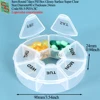 P03 Round 7days Pill Box W/7Grids