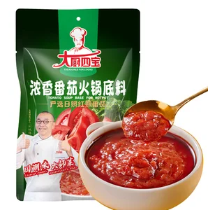 Factory Supply Hot Pot Condiments Tomato Hotpot Soup Base Soup Seasoning for Retail and Restaurants