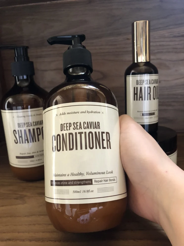 Oem Custom Private Label Sulfate Free Caviar Shampoo And Conditioner