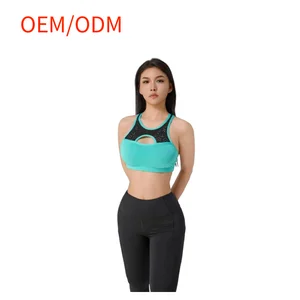 Plus-size Sports Bars Zipper Underwear High Strength Shock-proof Anti-sag Yoga Tank Top Strong Support High Impact Sport Bra