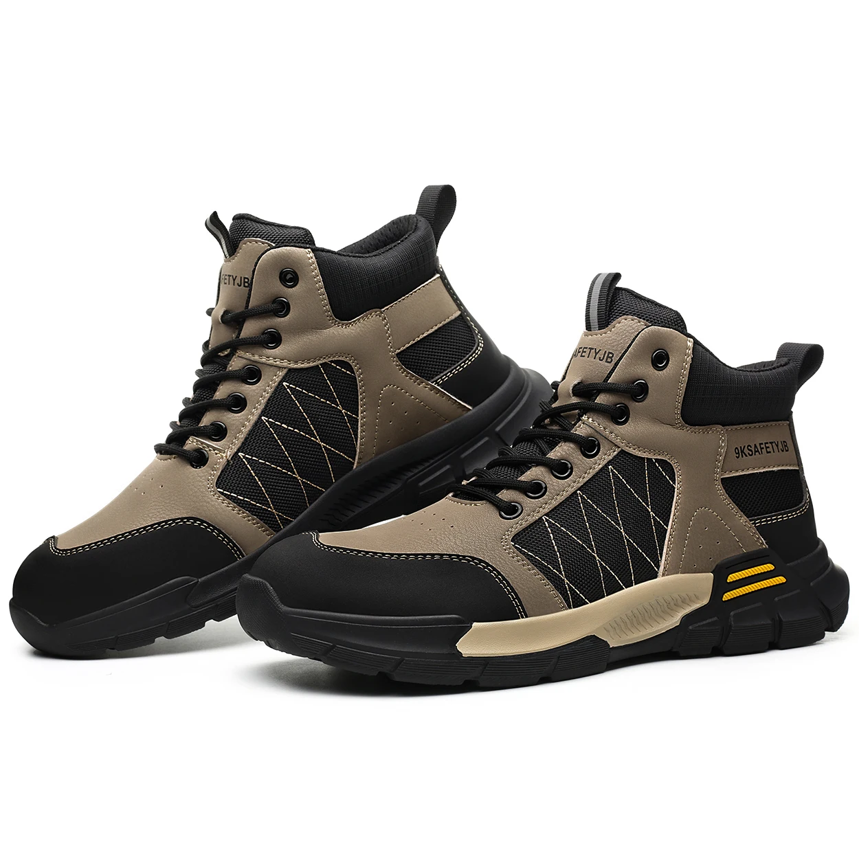 AMAWEI Safety Shoes - Lightweight Steel Toe Sneakers
