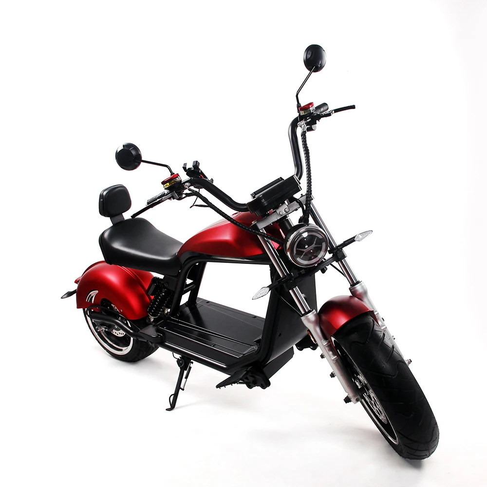 Новинка 2022, Электрический скутер Citycoco lh 06 с толстыми шинами 2000 Вт, 45 км/ч, измельчитель EEC COC