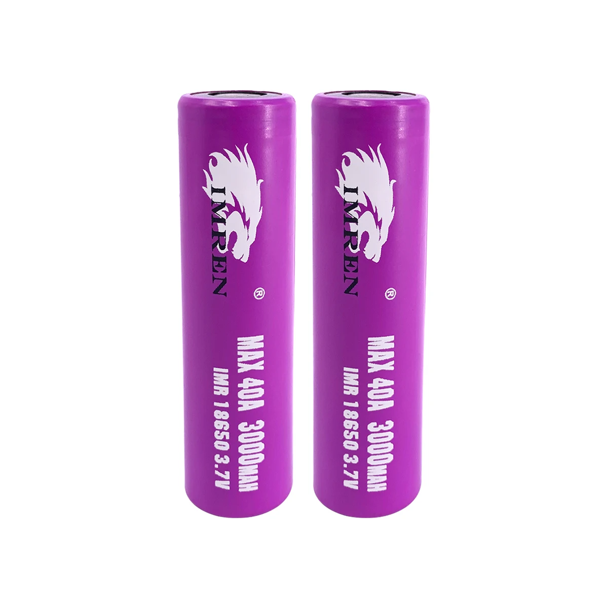 Hot sale 18650 rechargeable battery 3.7v IMREN 3000mah 40a li-ion battery for vape