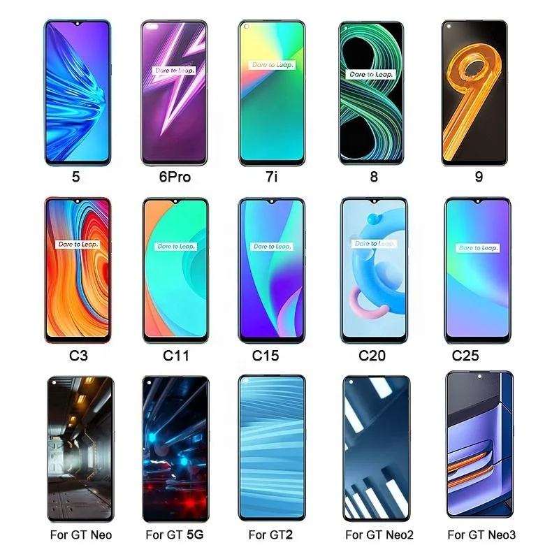 Экраны для Realme 1 2 Pro 3 5 5i 5s 6 6i 6s 7 7i 5g 8 8i 8s 9 9i 9 Pro Plus дисплей оригинальный AMOLED LCD с сенсорным экраном