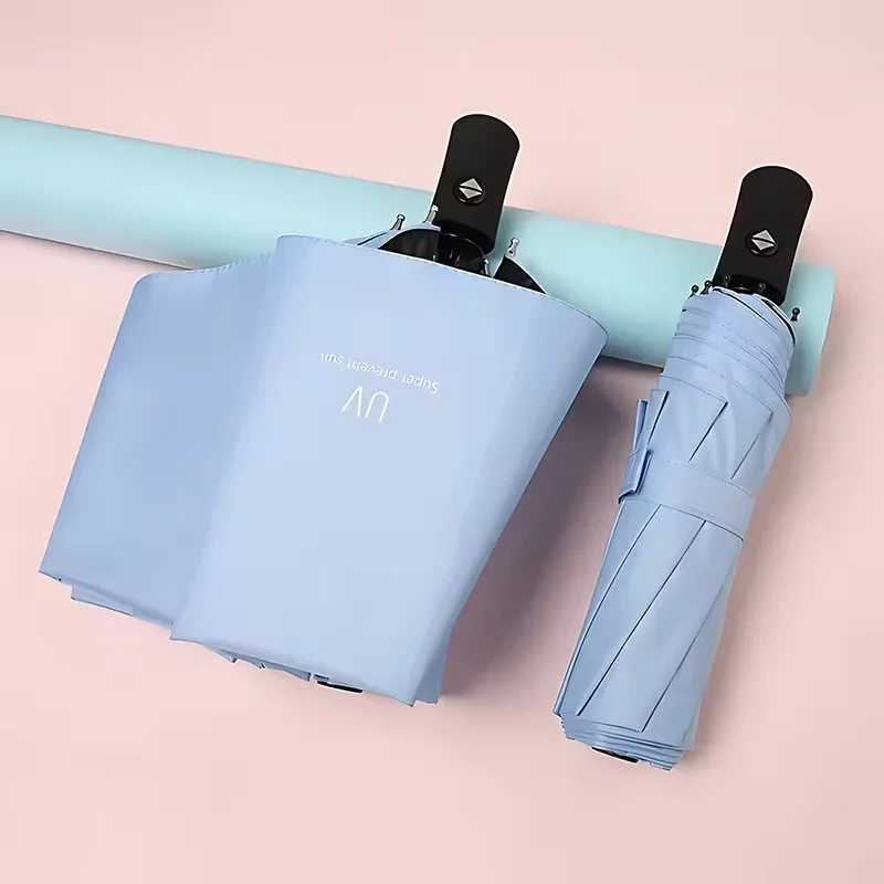 Best Automatic Mini Anti UV Paraguas Rain Sun Umbrella Windproof Folding Portable Women Men Children logo Umbrellas for the Rain