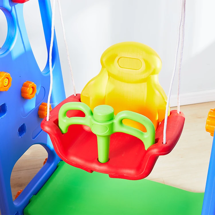 Baby Vif Balançoire Double Zoo – Girafe Exotique – Plastique Durable – Dès 1 An – Intérieur/extérieur – Poids Max 24 Kg – Facile à Monter, Stable