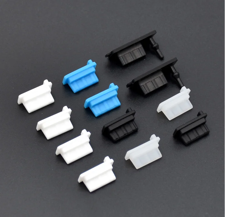 Цветная противопылевая заглушка для ноутбука, настольного компьютера, USB-порт, силиконовая крышка, стопор, компьютерные аксессуары