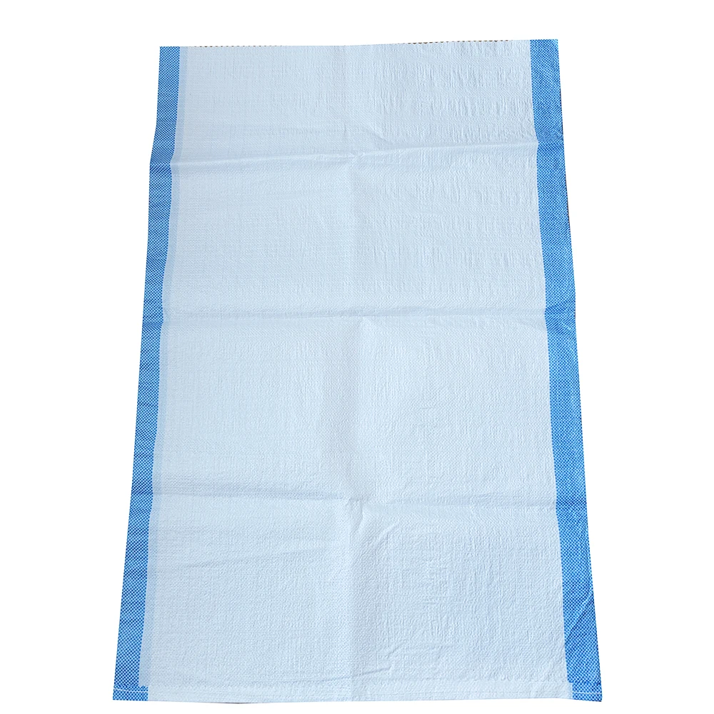 Custom Printed Plain pp Polypropylene Woven Packing Bag 50kg 100 kg 10kg Sack for Rice Corn Maize Grain Flour Animal Feed