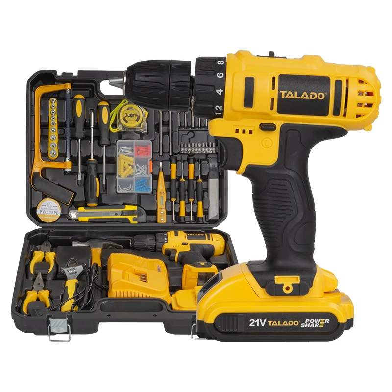 Electric Screwdriver Drill with Li-ion Baterry Cordless Power Drill Kit  Tools High Quality Nepal Electric Drill Machine - Main Image