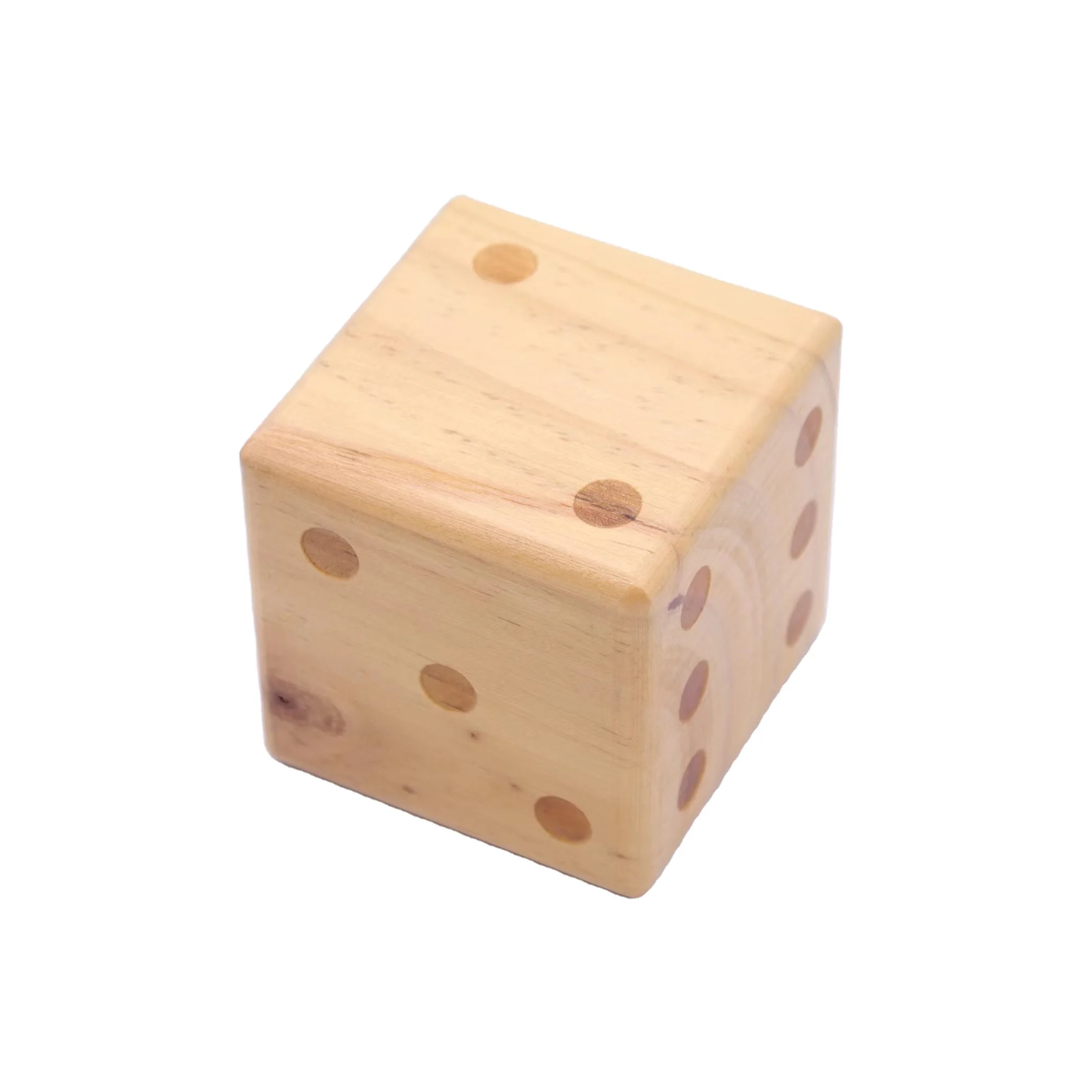 SpeedArmis Jeu de dés géants en bois – Grand jeu de pelouse avec tableau d'affichage – Jeux de plage et de jardin pour adultes et famille (avec sac de