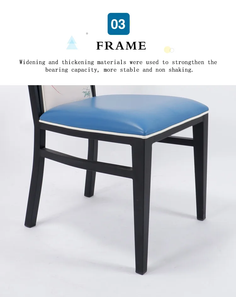 vintage hotel cafe restaurant metal dining chair