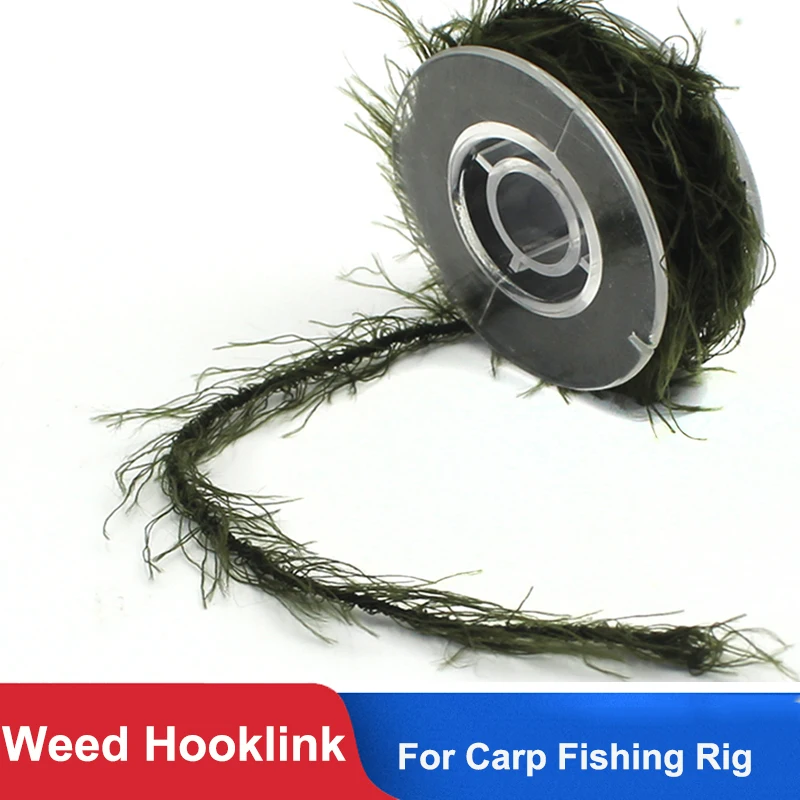 Weed Rig Barbed Carp Hook Ready Made Hair Rigs Weed Line Carp Rig 4 Styles QK