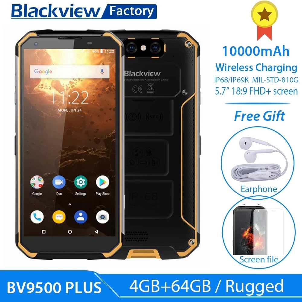 Blackview BV9500 Plus Thermal Camera Mobile Phone Helio P70 5.7