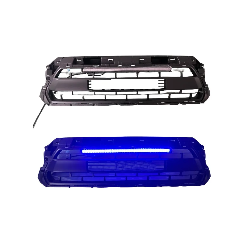 Auto accessoires voorbumper grille grill met blauw LED licht voor 2012 2013 2014 2015 tacoma grille trd