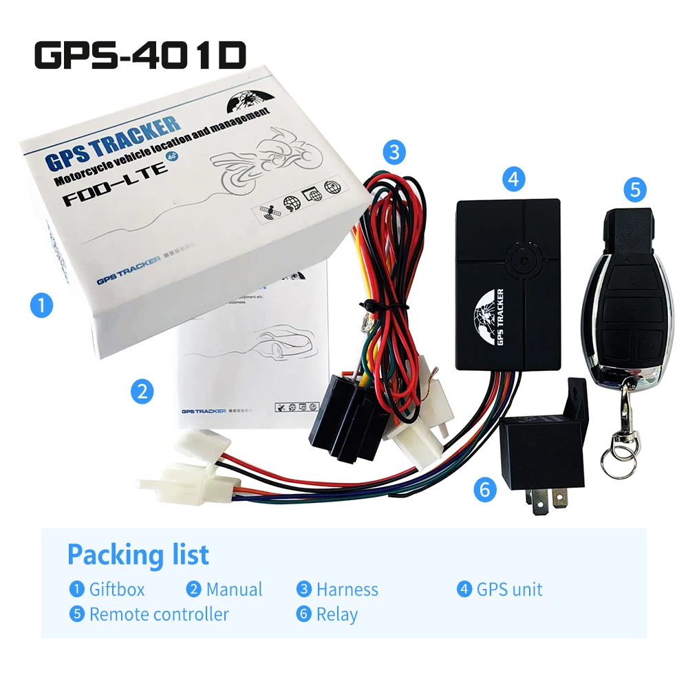 4g Mini Gps Tracker Tracking Device For Motorbike Motorcycle Vehicles