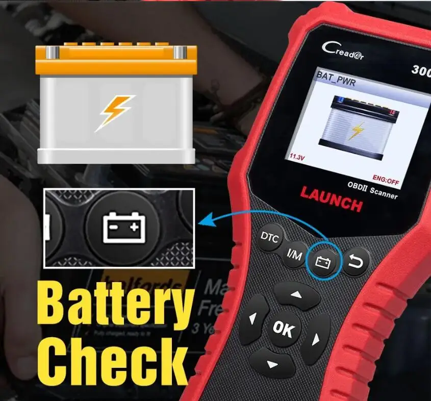 Creader 3008 OBD2 Scanner - Launch 3008 Diagnostic Tool