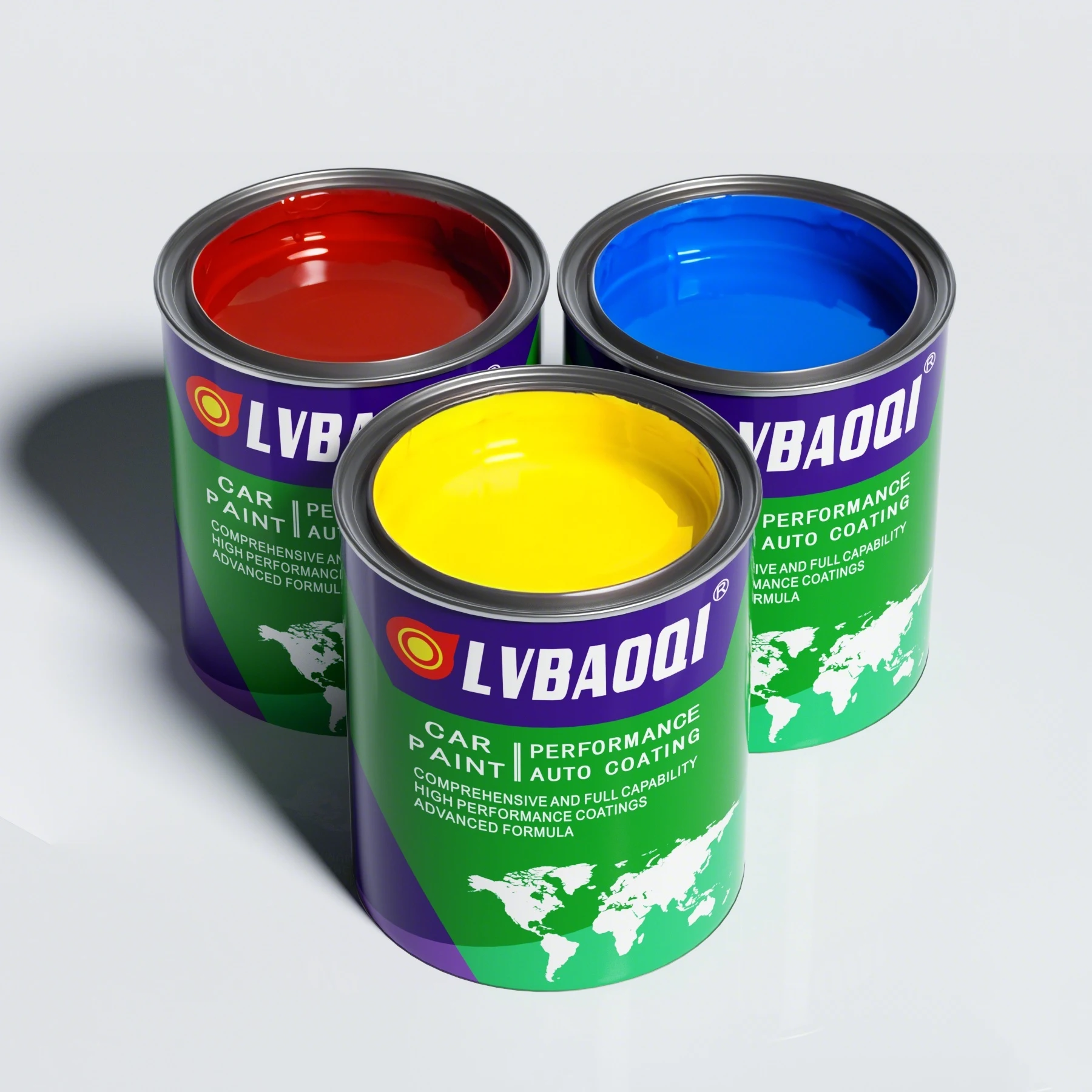 1K Basecoat Auto Refinished Automotive Car Paint Liquid Vehicle Spray for  Plastic Metal Rubber Coating Boat Paint 2K Model