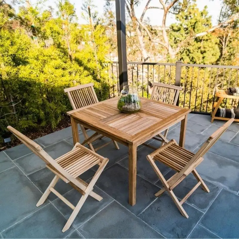 Lifepursue Teak Slat Square Table Top Buy Restaurant Outdoor Teak