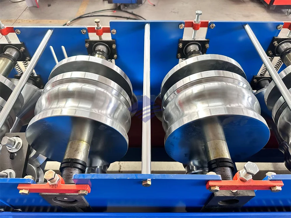 Metal K Style Rain Gutter Profile Cold Rolling Forming Machine Aluminium Roof Gutter Making Machine
