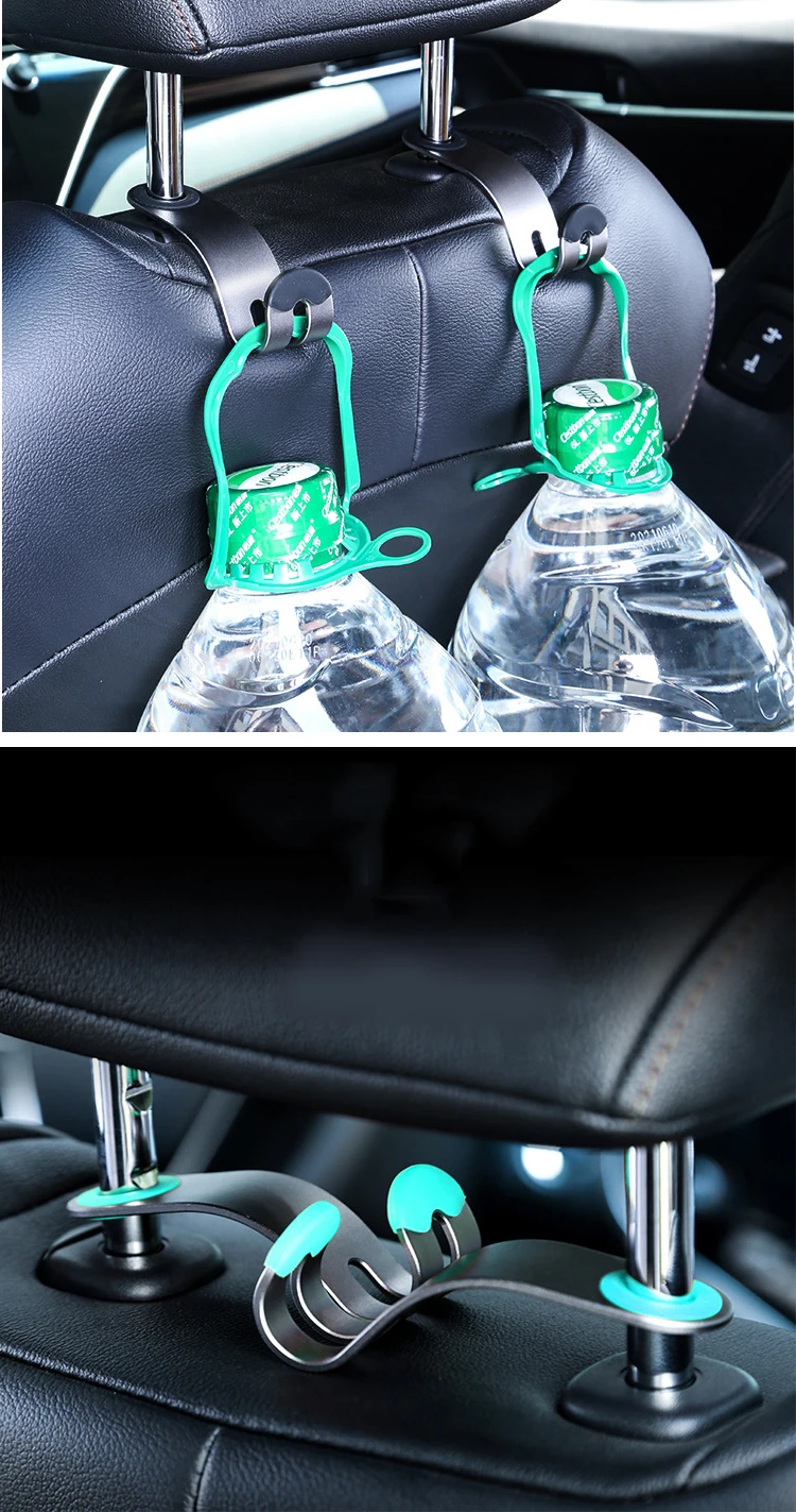 2024 Chic Bowknot Car Seat Hooks, Premium PU Leather Vehicle Headrest Hanger Organizer For Purses, Groceries, Bags, Universal Fit For Womens Car Accessories From Golf Balls - Price 5.78