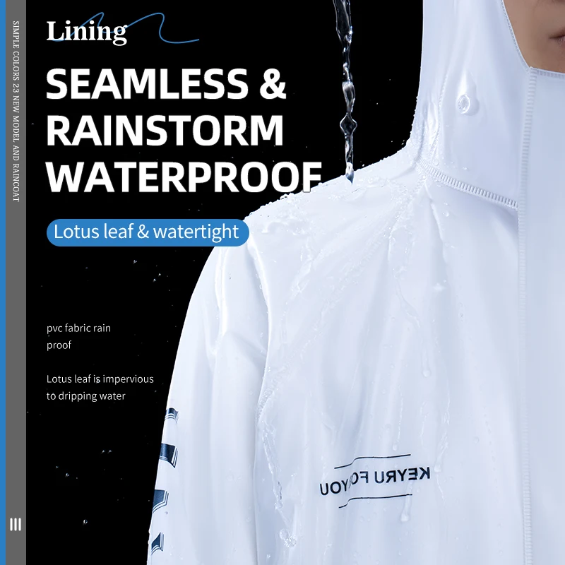 Long-Distance Travel Raincoat PVC Split Type for Fishing and Motorcycle Riding manufacture