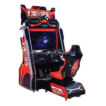 Quality Indoor Amusement Centre Coin Operated Arcade Outrun Driving Car Racing Game Machine
