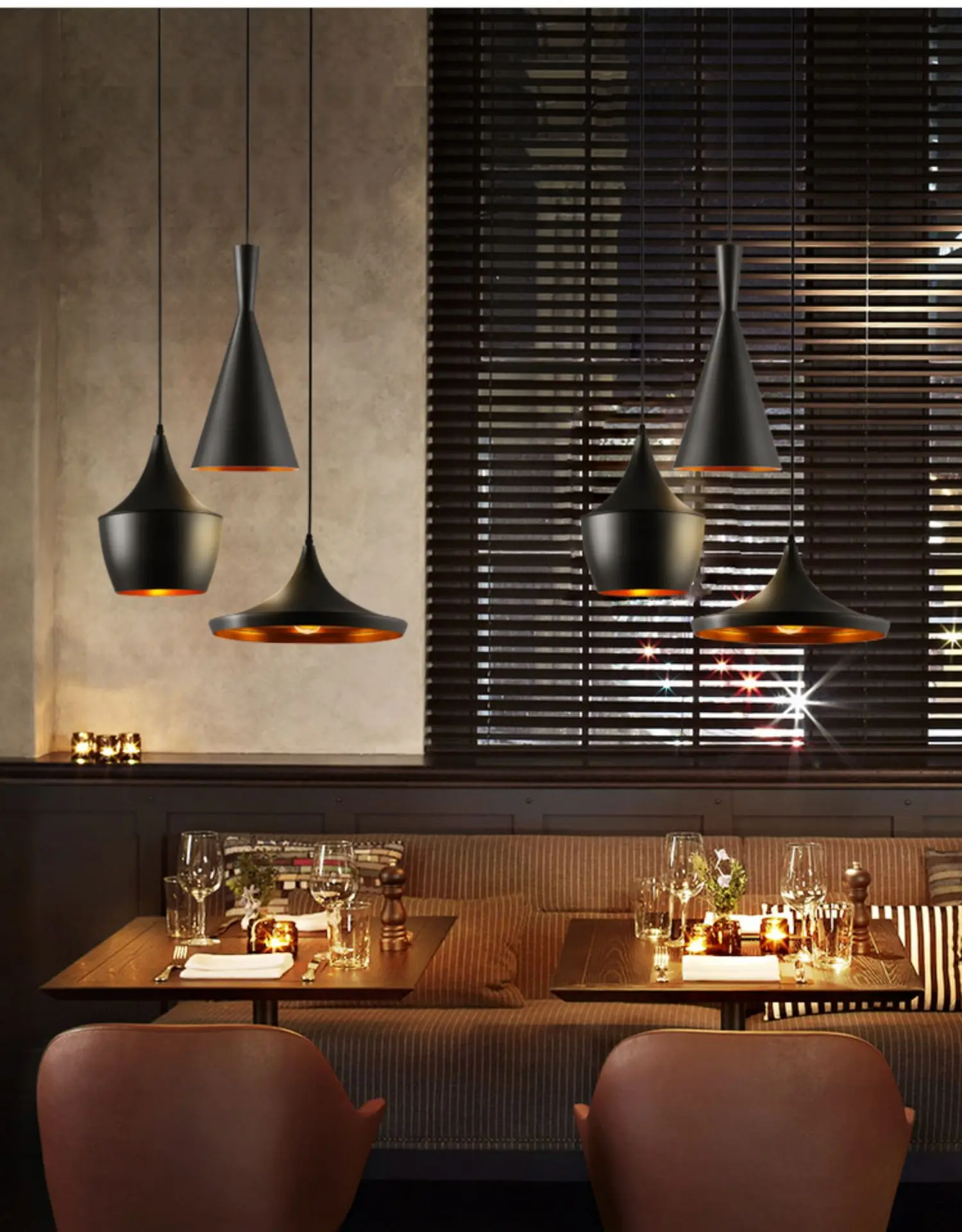 Loft Led Ceiling Quality Lighting Coffee Shop Pendant Lamp Hanging Garden Light Chandelier