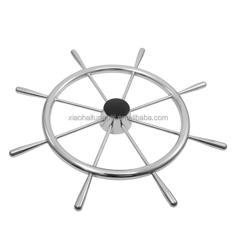 Little Dolphin Boat Stainless Steel Steering Wheel 8 Spokes Marine