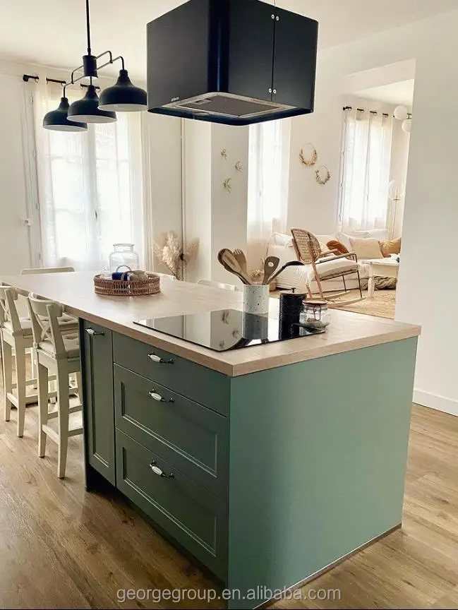 George Shaker Solid Wood Kitchen Cabinet - Custom Options